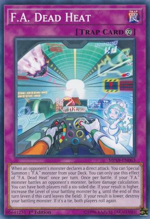 F.A. Dead Heat (Common) (MP19-EN063) - 2019 Gold Sarcophagus Tin Mega Pack 1st Edition
