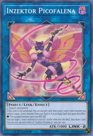 Inzektor Picofalena (Common) (MP19-EN067) - 2019 Gold Sarcophagus Tin Mega Pack 1st Edition