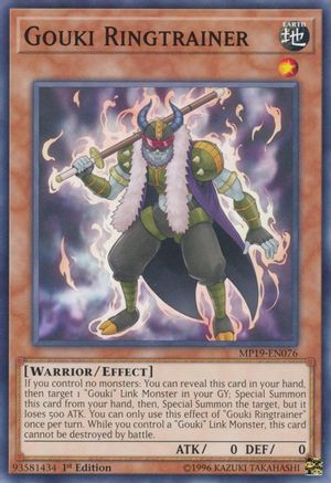 Gouki Ringtrainer (Common) (MP19-EN076) - 2019 Gold Sarcophagus Tin Mega Pack 1st Edition
