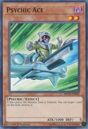Psychic Ace (Common) (MP19-EN092) - 2019 Gold Sarcophagus Tin Mega Pack 1st Edition