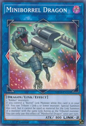 Miniborrel Dragon (Common) (MP19-EN103) - 2019 Gold Sarcophagus Tin Mega Pack 1st Edition