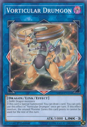 Vorticular Drumgon (Common) (MP19-EN104) - 2019 Gold Sarcophagus Tin Mega Pack 1st Edition