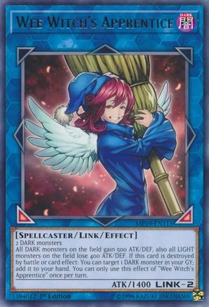 Wee Witch's Apprentice (Rare) (MP19-EN111) - 2019 Gold Sarcophagus Tin Mega Pack Unlimited