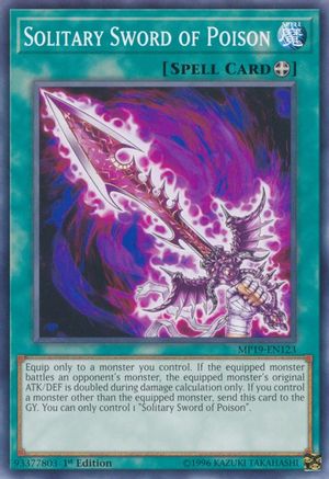 Solitary Sword of Poison (Common) (MP19-EN123) - 2019 Gold Sarcophagus Tin Mega Pack Unlimited