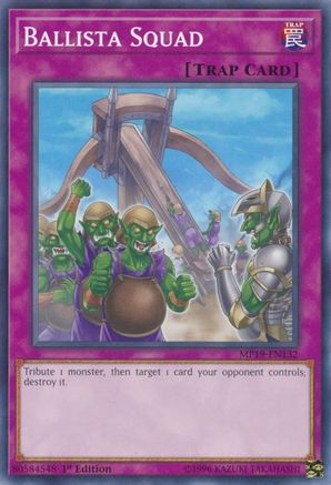 Ballista Squad (Common) (MP19-EN132) - 2019 Gold Sarcophagus Tin Mega Pack 1st Edition