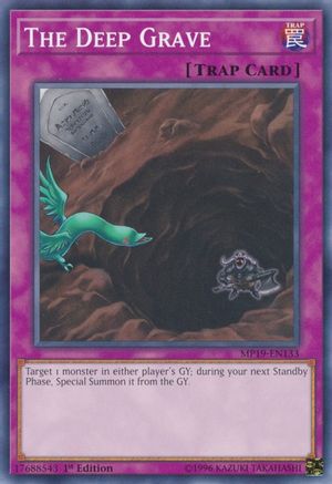 The Deep Grave (Common) (MP19-EN133) - 2019 Gold Sarcophagus Tin Mega Pack 1st Edition