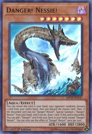 Danger! Nessie! (Ultra Rare) (MP19-EN137) - 2019 Gold Sarcophagus Tin Mega Pack 1st Edition