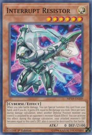 Interrupt Resistor (Common) (MP19-EN149) - 2019 Gold Sarcophagus Tin Mega Pack Unlimited