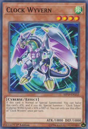 Clock Wyvern (Common) (MP19-EN152) - 2019 Gold Sarcophagus Tin Mega Pack 1st Edition