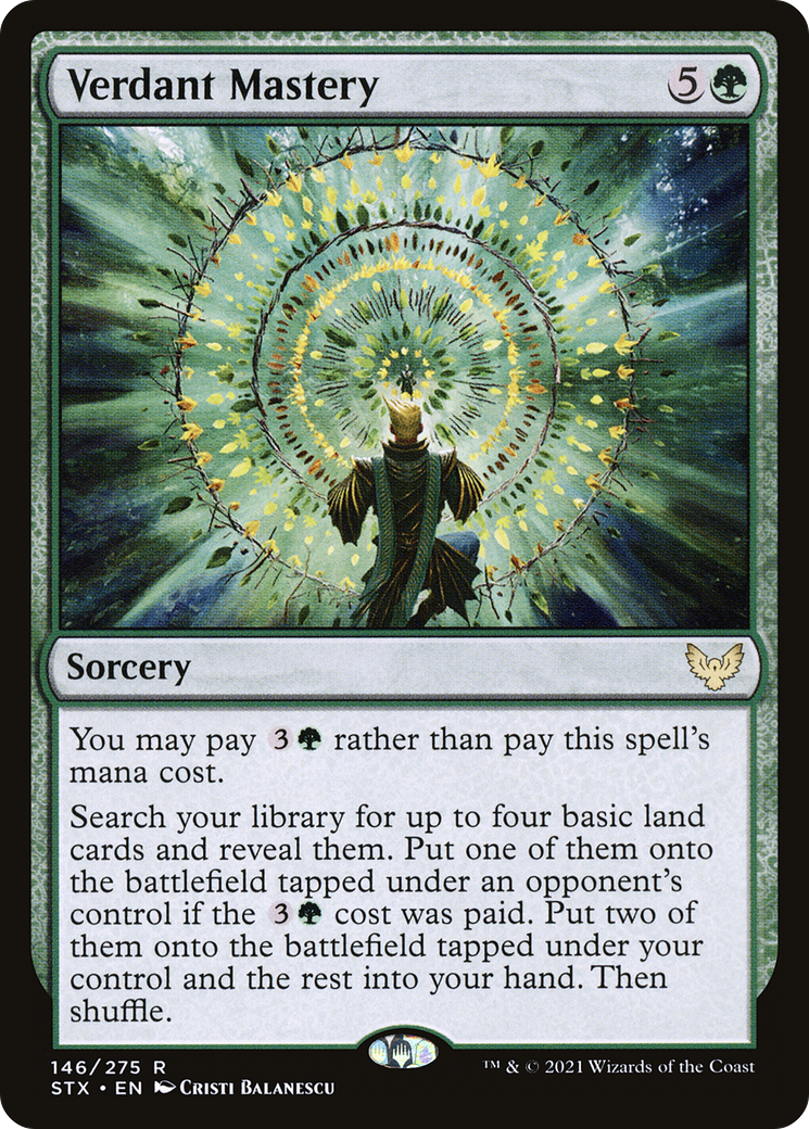 Verdant Mastery - Foil [Strixhaven: School of Mages]