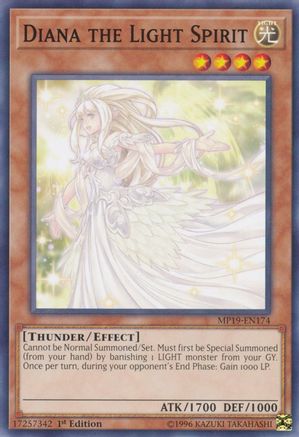 Diana the Light Spirit (Common) (MP19-EN174) - 2019 Gold Sarcophagus Tin Mega Pack Unlimited
