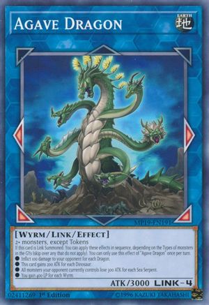 Agave Dragon (Common) (MP19-EN191) - 2019 Gold Sarcophagus Tin Mega Pack Unlimited