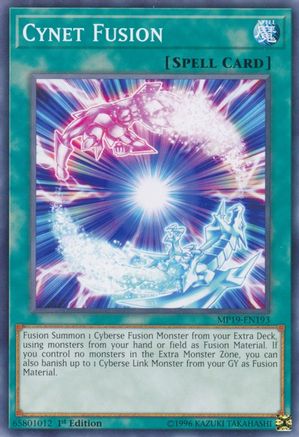 Cynet Fusion (Common) (MP19-EN193) - 2019 Gold Sarcophagus Tin Mega Pack 1st Edition
