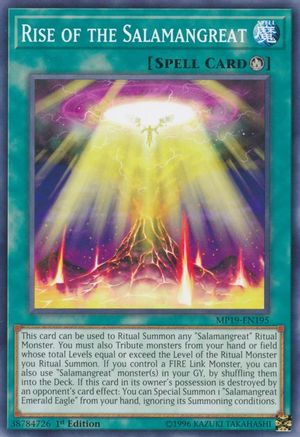 Rise of the Salamangreat (Common) (MP19-EN195) - 2019 Gold Sarcophagus Tin Mega Pack Unlimited