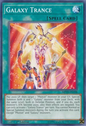 Galaxy Trance (Common) (MP19-EN198) - 2019 Gold Sarcophagus Tin Mega Pack Unlimited