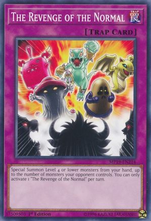The Revenge of the Normal (Common) (MP19-EN214) - 2019 Gold Sarcophagus Tin Mega Pack Unlimited
