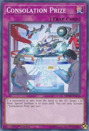 Consolation Prize (Common) (MP19-EN216) - 2019 Gold Sarcophagus Tin Mega Pack Unlimited