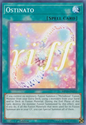 Ostinato (Common) (MP19-EN232) - 2019 Gold Sarcophagus Tin Mega Pack Unlimited