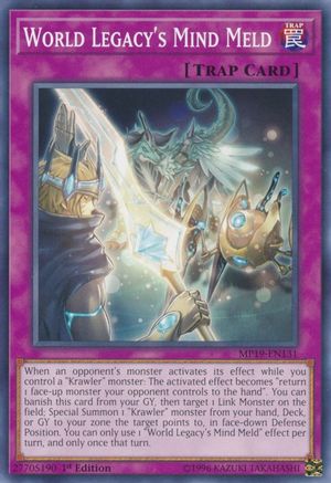 World Legacy's Mind Meld (Common) (MP19-EN131) - 2019 Gold Sarcophagus Tin Mega Pack 1st Edition