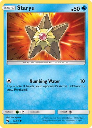Staryu (013/68) [Hidden Fates] Reverse Holofoil - Common