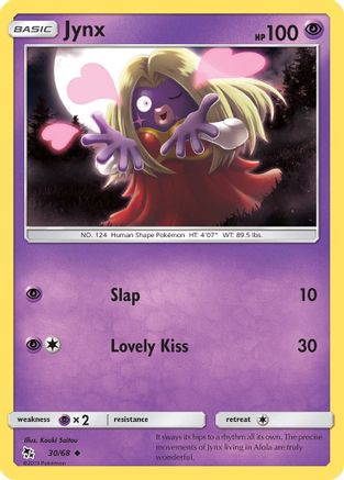 Jynx (030/68) [Hidden Fates] Reverse Holofoil - Uncommon
