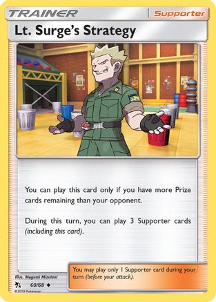 Lt. Surge's Strategy (060/68) [Hidden Fates] Reverse Holofoil - Uncommon