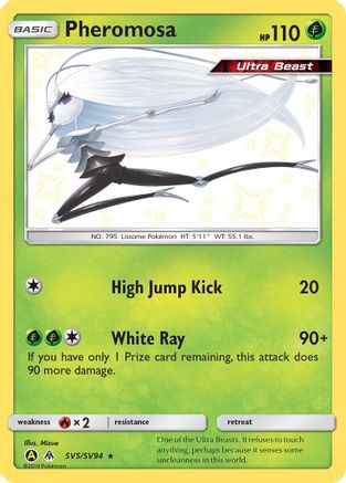 Pheromosa (SV5/SV94) [Hidden Fates Shiny Vault] Holofoil - Shiny Holo Rare