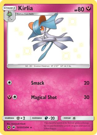Kirlia (SV35/SV94) [Hidden Fates Shiny Vault] Holofoil - Shiny Holo Rare