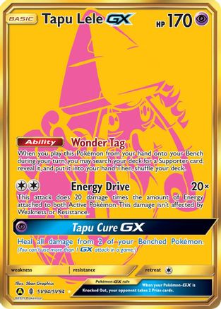 Tapu Lele GX (SV94/SV94) [Hidden Fates Shiny Vault] Holofoil - Shiny Holo Rare