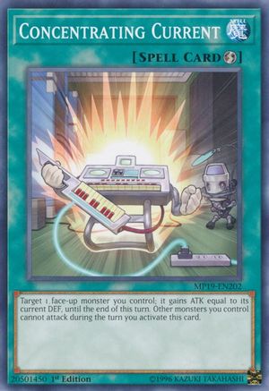 Concentrating Current (Common) (MP19-EN202) - 2019 Gold Sarcophagus Tin Mega Pack Unlimited