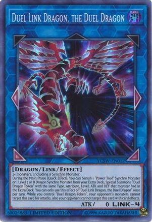 Duel Link Dragon, the Duel Dragon (Super Rare) (YCSW-EN012) - Yu-Gi-Oh! Championship Series Prize Cards Limited