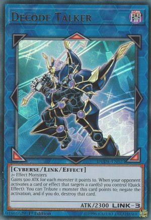 Decode Talker (Ultra Rare) (DUDE-EN023) - Duel Devastator 1st Edition