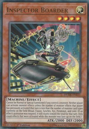 Inspector Boarder (Ultra Rare) (DUDE-EN031) - Duel Devastator 1st Edition