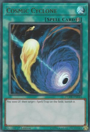 Cosmic Cyclone (Ultra Rare) (DUDE-EN043) - Duel Devastator 1st Edition
