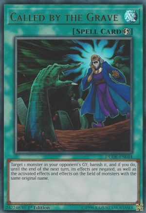 Called by the Grave (Ultra Rare) (DUDE-EN044) - Duel Devastator 1st Edition