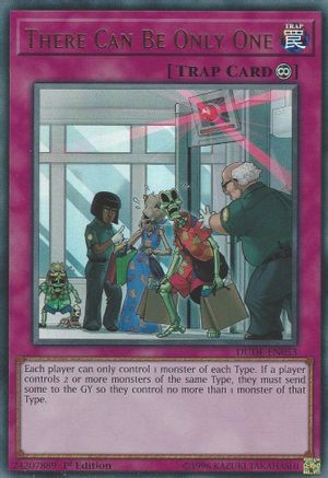 There Can Be Only One (Ultra Rare) (DUDE-EN053) - Duel Devastator 1st Edition