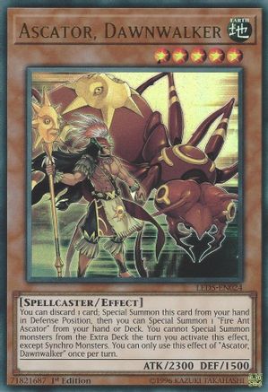 Ascator, Dawnwalker (Ultra Rare) (LED5-EN024) - Legendary Duelists: Immortal Destiny 1st Edition