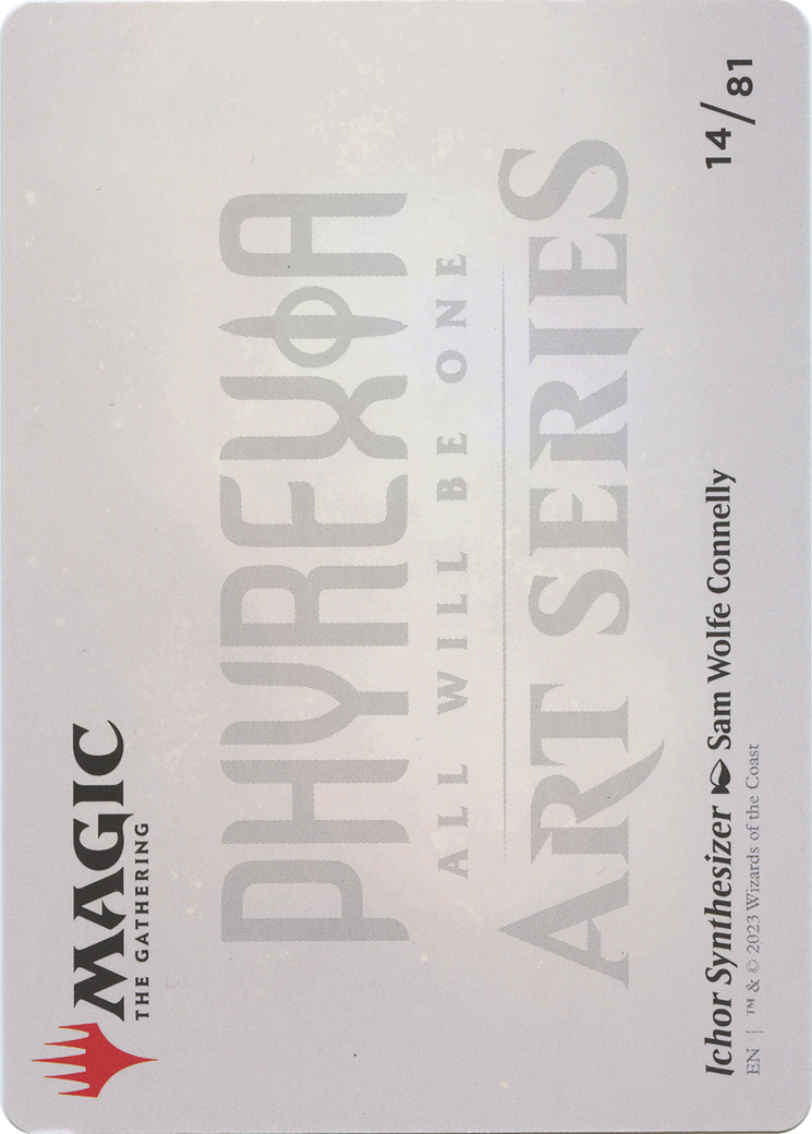 Ichor Synthesizer // Ichor Synthesizer (AONE-014) (Borderless) [Phyrexia: All Will Be One Art Series]