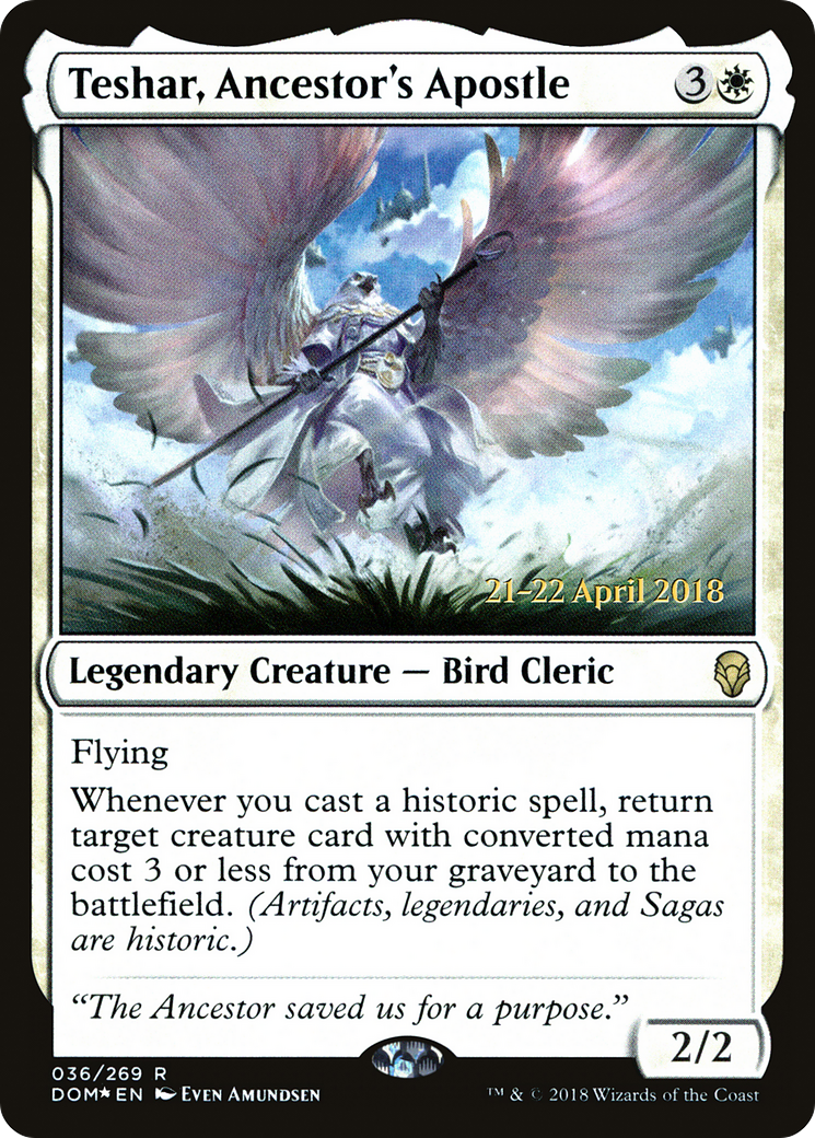 Teshar, Ancestor's Apostle (PRE-036) [Dominaria Promos] Foil