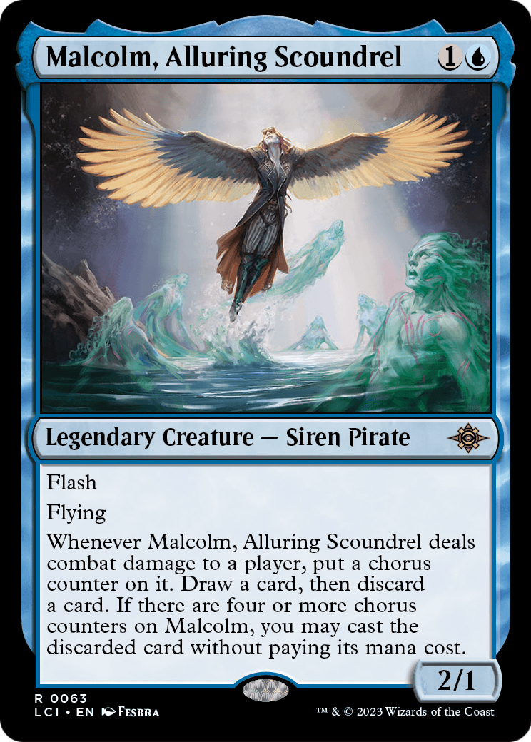 Malcolm, Alluring Scoundrel (LCI-063) [The Lost Caverns of Ixalan]