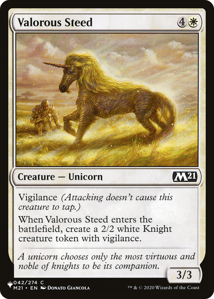 Valorous Steed (LIST-042/274) [The List]