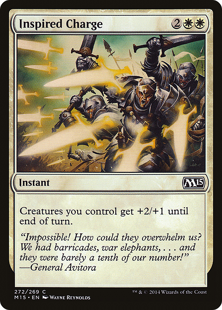 Inspired Charge (M15-272) [Magic 2015] Foil