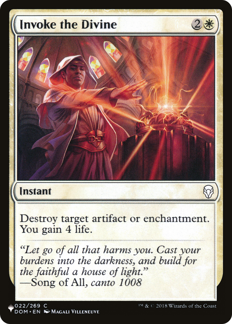 Invoke the Divine (LIST-022) [The List]