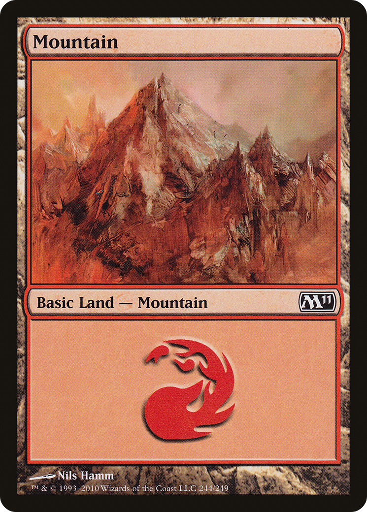 Mountain (M11-244) [Magic 2011] Foil