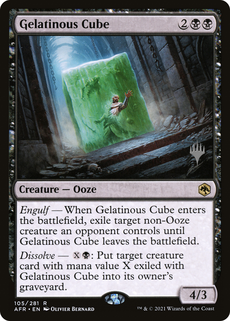 Gelatinous Cube (PPAFR-105) [Promo Pack: Adventures in the Forgotten Realms Promos]
