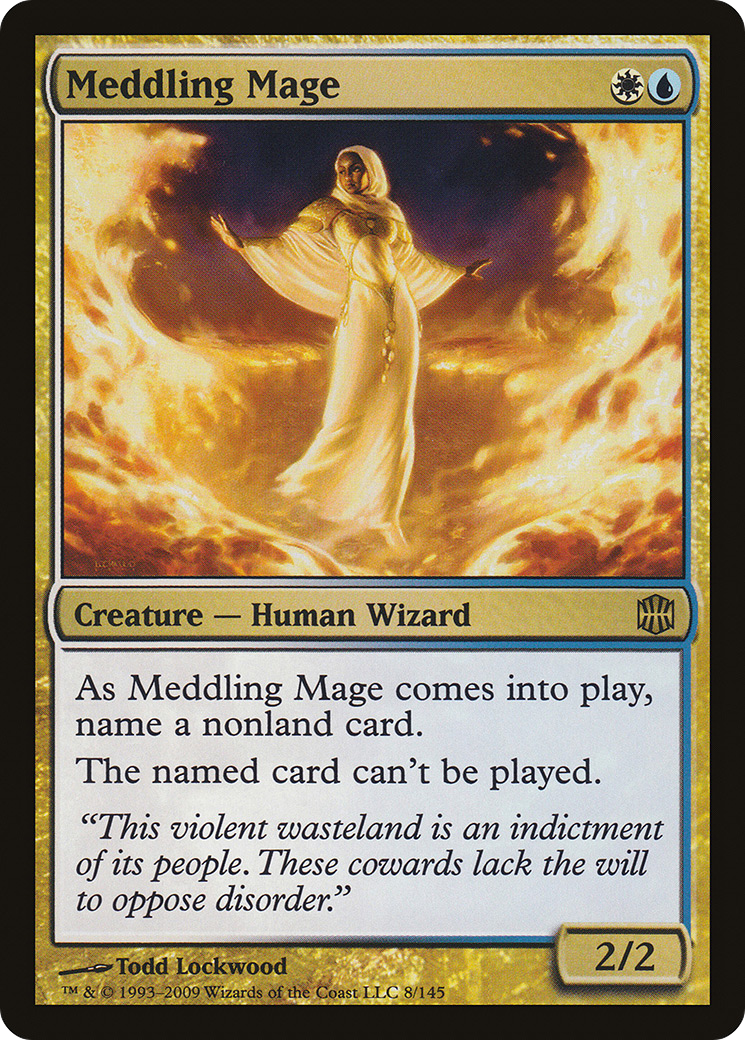 Meddling Mage (ARB-008) [Alara Reborn] Foil