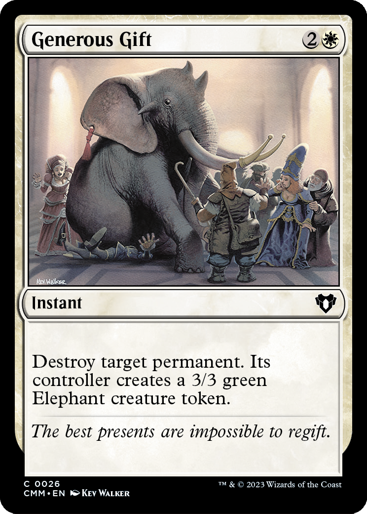 Generous Gift (CMM-026) [Commander Masters] Foil