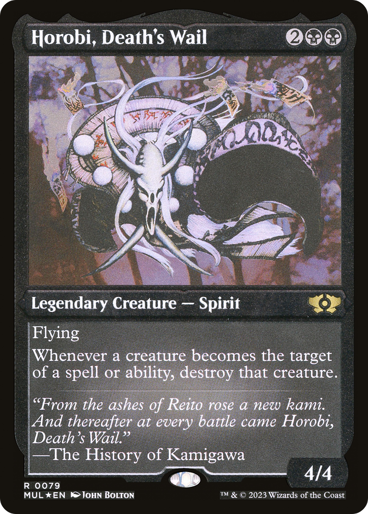 Horobi, Death's Wail (Foil Etched) (MUL-079) [Multiverse Legends] Foil