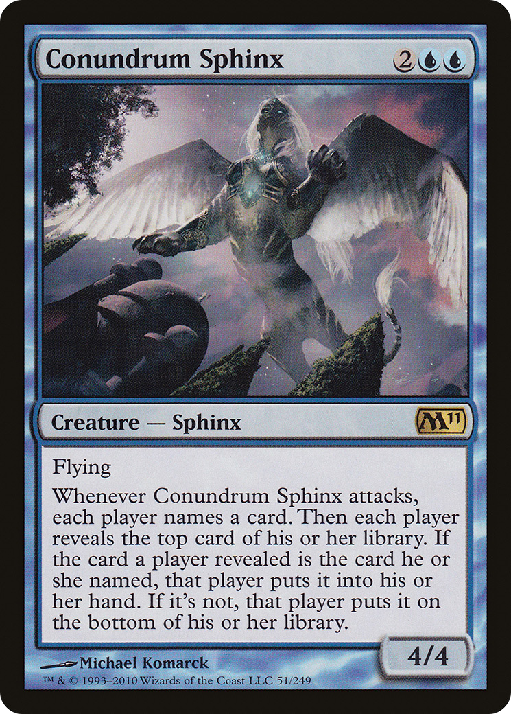 Conundrum Sphinx (M11-051) [Magic 2011]