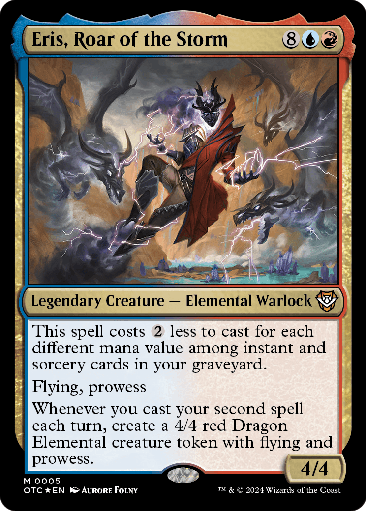Eris, Roar of the Storm (OTC-005) [Outlaws of Thunder Junction Commander] Foil